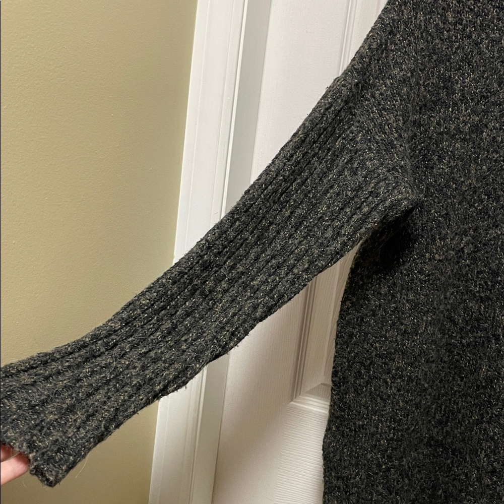 Backdrop | Oversized | Chunky | Cowl/Turtleneck | Black/Brown | Sweater | Size S - Picture 4 of 13